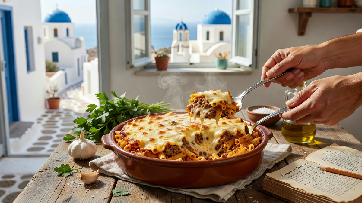 Pastitsio voor vier personen